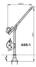 Load image into Gallery viewer, IKAR ASS-1 Davit with Permanent Arm
