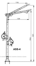 Load image into Gallery viewer, IKAR ASS-4 Davit with Permanent Arm
